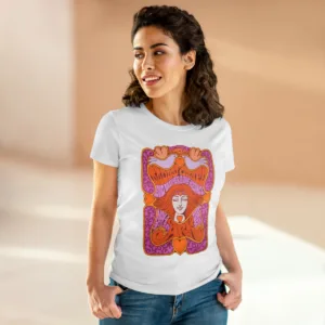 Mopy Grape - Women's Midweight Cotton Tee